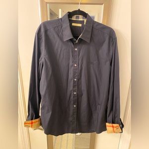 Men’s Burberry button up shirt
